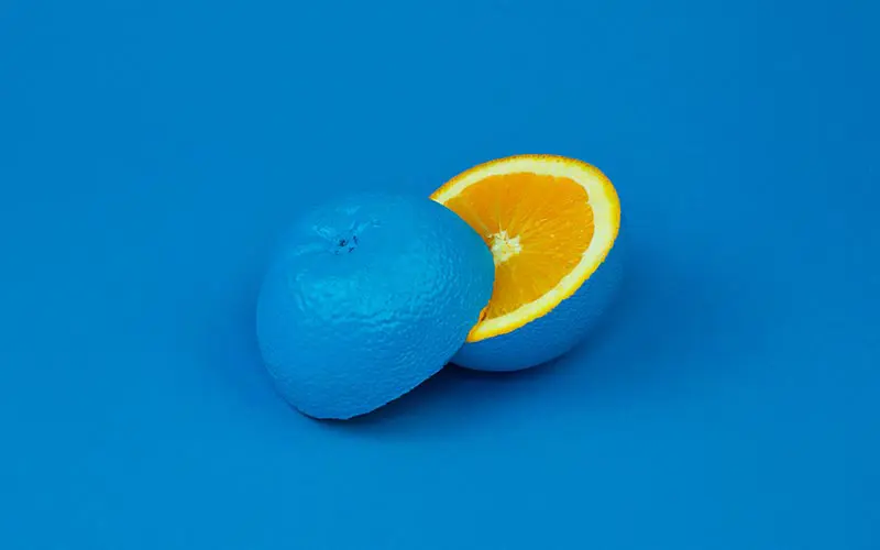 Kreativagentur – Blaue Orange