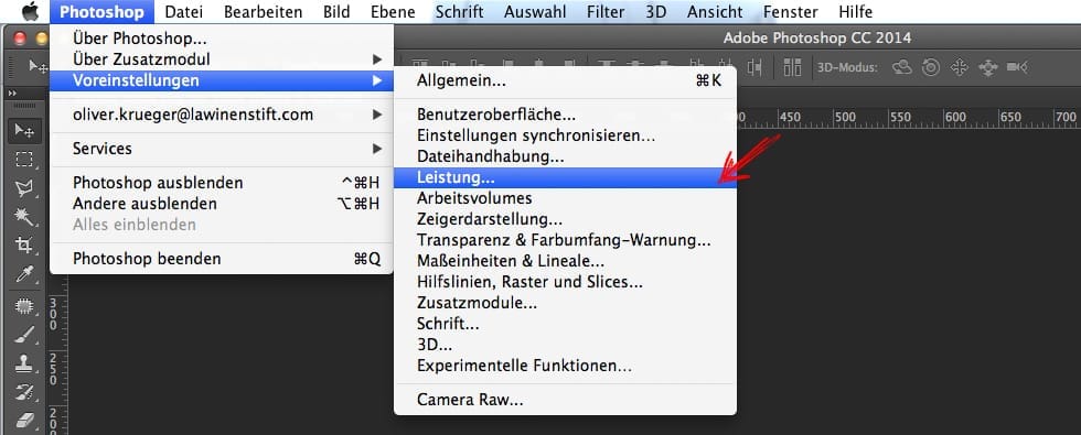 Beitragsbild Blog zum Thema PhotoShop: Perspektivische Verformung von Architekturbildern. Bearbeitungsmodus.